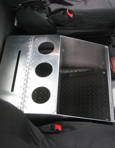 Custom fabrication, custom cup holders, Hi-Lite Truck Accessories, Surrey BC